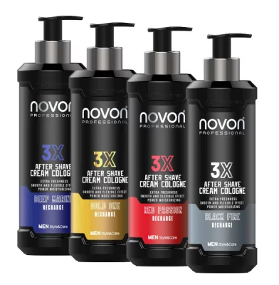 Novon-Professional 3X-Aftershave Cream Cologne Deep Marine 400-ml - obrazek 2