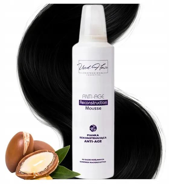 Rekonstruująca pianka AntiAge Und Hair 250ml - obrazek 3