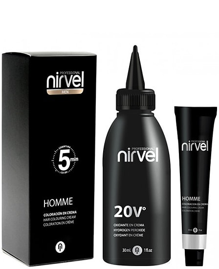 Nirvel Men Krem do Koloryzacji Włosów CT7 Jasny Brąz 30ml